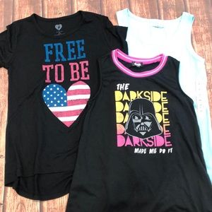 Star Wars Girl’s Tank Tops XL Blue